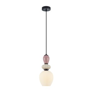 Altra - Lampa wisząca PND-36787-1C-BK-WH