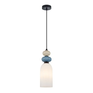 Bonata - Lampa wisząca PND-36573-1A-BK-WH