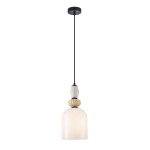 Bonata - Lampa wisząca PND-36573-1B-BK-WH