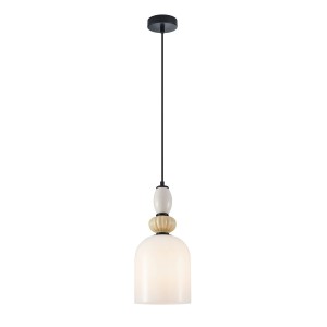 Bonata - Lampa wisząca PND-36573-1B-BK-WH