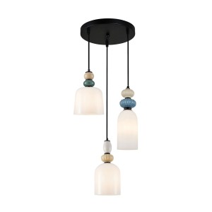 Bonata - Lampa wisząca PND-36573-3-BK-WH