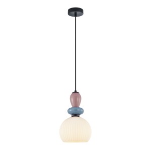 Domali - Lampa wisząca PND-36816-1A-BK-WH