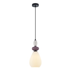 Domali - Lampa wisząca PND-36816-1C-BK-WH