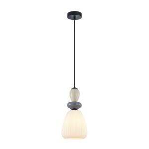 Domali - Lampa wisząca PND-36816-1D-BK-WH