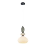 Domali - Lampa wisząca PND-36816-1E-BK-WH