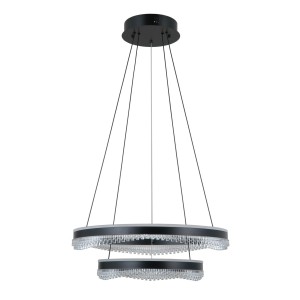 Morte - Lampa wisząca PND-34535-2L-BK