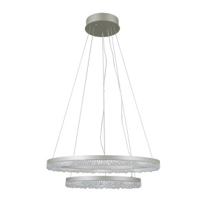 Barlo - Lampa wisząca PND-34526-2L-SILV