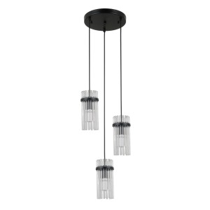 Merto - Lampa wisząca PND-40930-3A-BK
