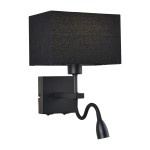 Norte - Lampa przyłóżkowa WL-1122-2-BL-BM-RC-BL