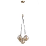 Perlos - Lampa wisząca PND-54456-5-HB-AMB