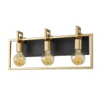 Primero - Kinkiet WL-44003-3-BK-GD