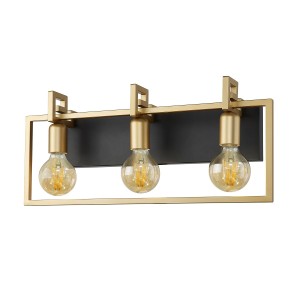 Primero - Kinkiet WL-44003-3-BK-GD