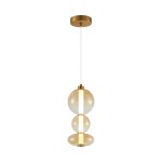 Sonte - Lampa wisząca PND-24352V-24W-AB-AMB