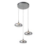 Tenele - Lampa wisząca PND-24028-3A-SILV