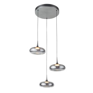 Tenele - Lampa wisząca PND-24028-3A-SILV
