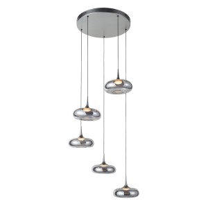 Tenele - Lampa wisząca PND-24028-5A-SILV