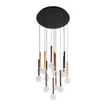 Alinos - Lampa wisząca PND-24019-14A-BK