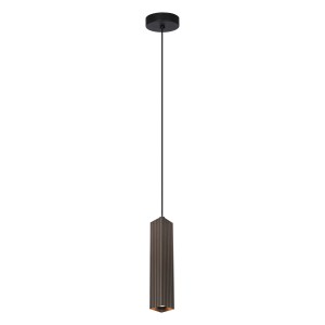 Tecno - Lampa wisząca PND-37492-1-BRO