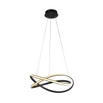 Rumio - Lampa wisząca PND-23917-BK