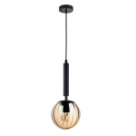 Ravena - Lampa wisząca PND-2324-1 BK+AMB