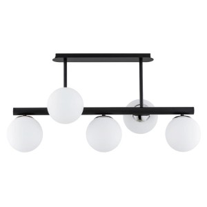 LAMPA SUFITOWA ALFA TUKANE CZARNA & CHROM 5xE14 / 63260.40_00