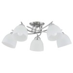 LAMPA SUFITOWA ALFA SEVA CHROM 5xE27 / 63252