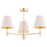 LAMPA SUFITOWA ALFA ASTRIT ZŁOTA 3xE14 / 28723