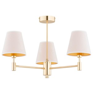 LAMPA SUFITOWA ALFA ASTRIT ZŁOTA 3xE14 / 28723