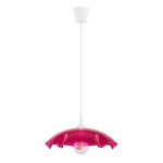 LAMPA WISZĄCA ALFA LILIA CZERWONA 1x E27 / 61350