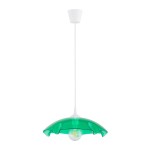 LAMPA WISZĄCA ALFA LILIA ZIELONA 1xE27 / 61349