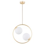 LAMPA WISZĄCA ALFA AVIA S 10 ZŁOTA 2xE14 / 62443