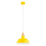 LAMPA WISZĄCA ALFA SOLO GEM ŻÓŁTA 1xE27  / 50339