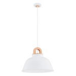 LAMPA WISZĄCA ALFA VAYPER DUO BIAŁA 1xE27  / 61346