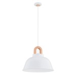LAMPA WISZĄCA ALFA VAYPER BIAŁA 1xE27  / 61343