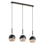 LAMPA WISZĄCA ALFA MILTONA BLACK GOLD  3xE27 / 62416