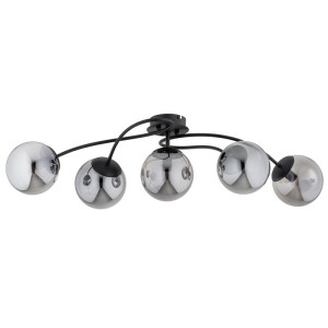 LAMPA SUFITOWA ALFA GILIAN CZARNA 5xE14 / 63241