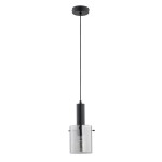 LAMPA WISZĄCA ALFA CELIA CZARNA 1xE27 / 61338