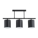 LAMPA SUFITOWA ALFA ARCZI CZARNA 3xE27 / 62401