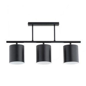 LAMPA SUFITOWA ALFA ARCZI CZARNA 3xE27 / 62401
