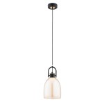LAMPA WISZĄCA ALFA SODA CZARNA & ZŁOTA 1xE27 / 61335