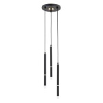 LAMPA WISZĄCA ALFA DESTO CZARNA & ZŁOTA 3xG9 / 62400