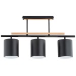 LAMPA SUFITOWA ALFA ARCZI CZARNA 3xE27 / 62397