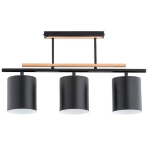 LAMPA SUFITOWA ALFA ARCZI CZARNA 3xE27 / 62397