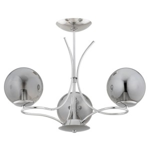 LAMPA SUFITOWA ALFA SENTIA CHROM 3xE14  / 62385