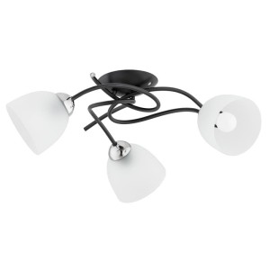 LAMPA SUFITOWA ALFA VERWIL CZARNA 3xE27 /  62384