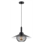 LAMPA WISZĄCA ALFA BOLERO MIX CZARNA 1xE27 / 61302