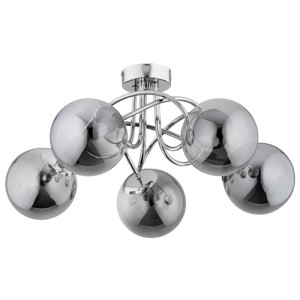 LAMPA SUFITOWA ALFA BANKO CHROM 5xE14 / 63205