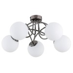 LAMPA SUFITOWA ALFA BANKO CZARNY CHROM 5xE14 / 63202