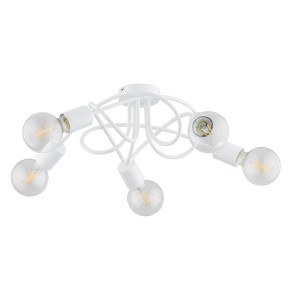 LAMPA SUFITOWA ALFA BOSTON BIAŁA 5xE27 / 63194