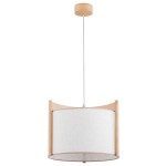 LAMPA WISZĄCA ALFA GALDI GRAND DREWNIANA 1xE27 / 61297